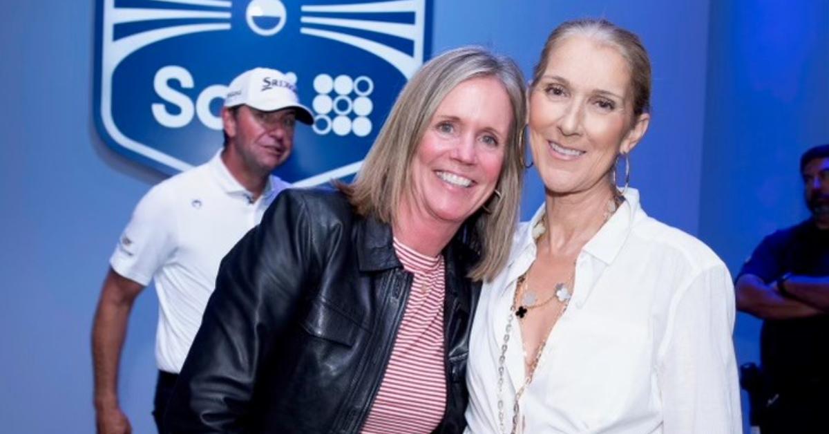 celine dion happy healthy spends time sons tgl golf match photos