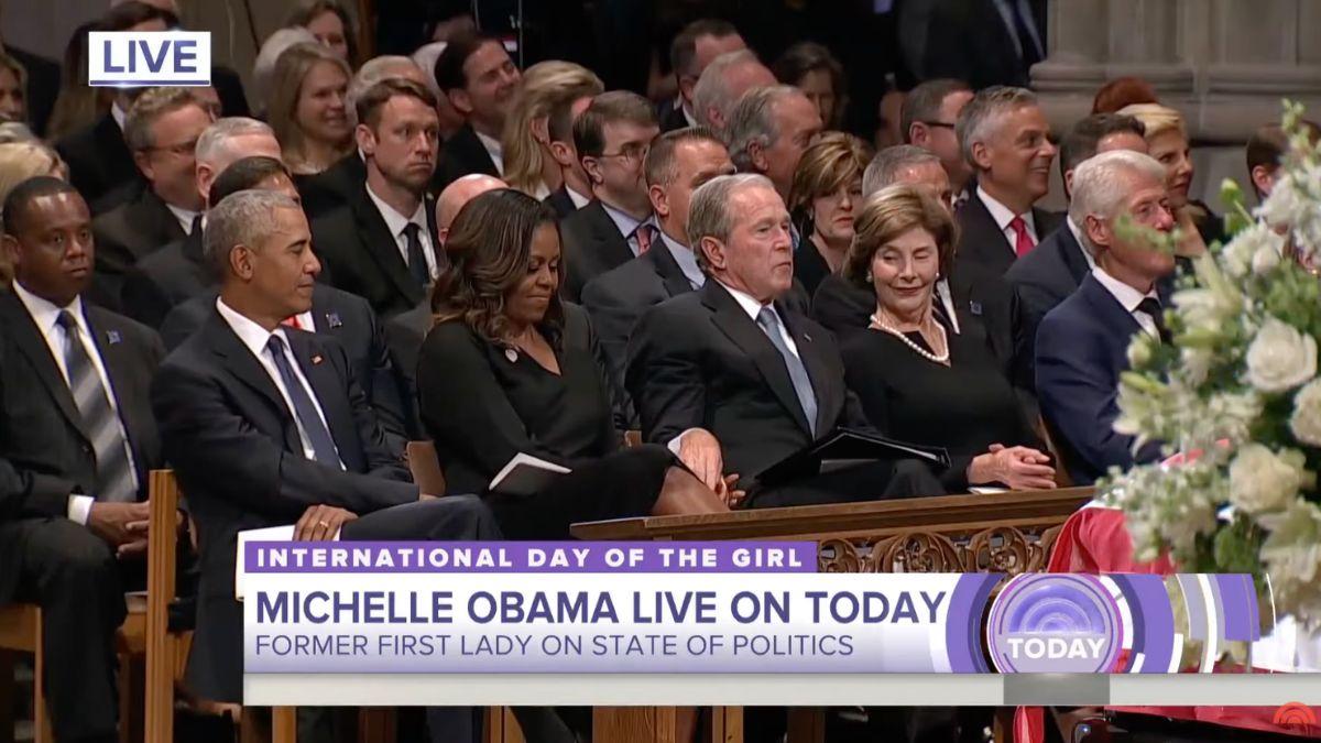 image of He found out the moment was 'trending' on social media afterwards.