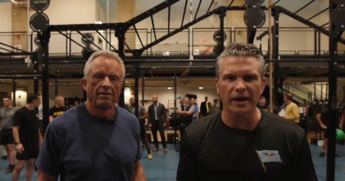 Photo of Robert F. Kennedy Jr. and Pete Hegseth