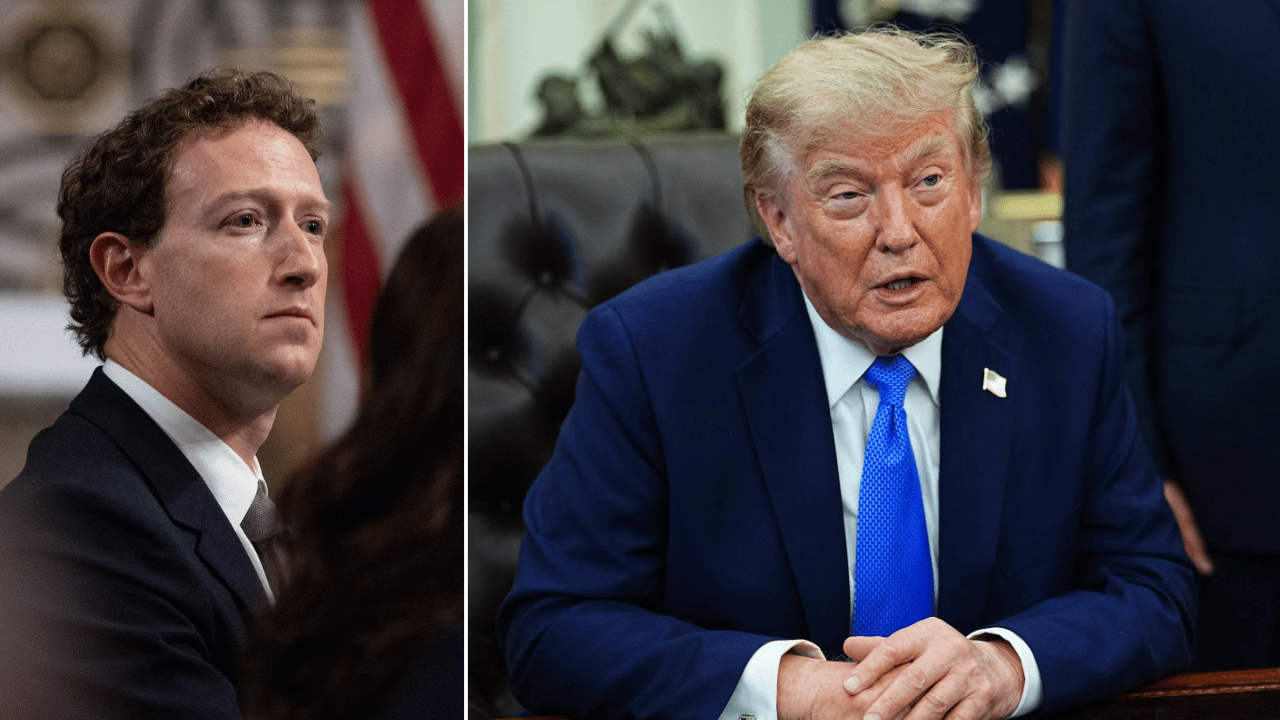 Mark Zuckerberg ; Donald Trump 
