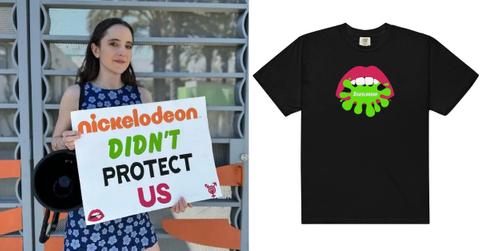 alexa nikolas sickelodeon tshirt sales backlash exploiting trauma