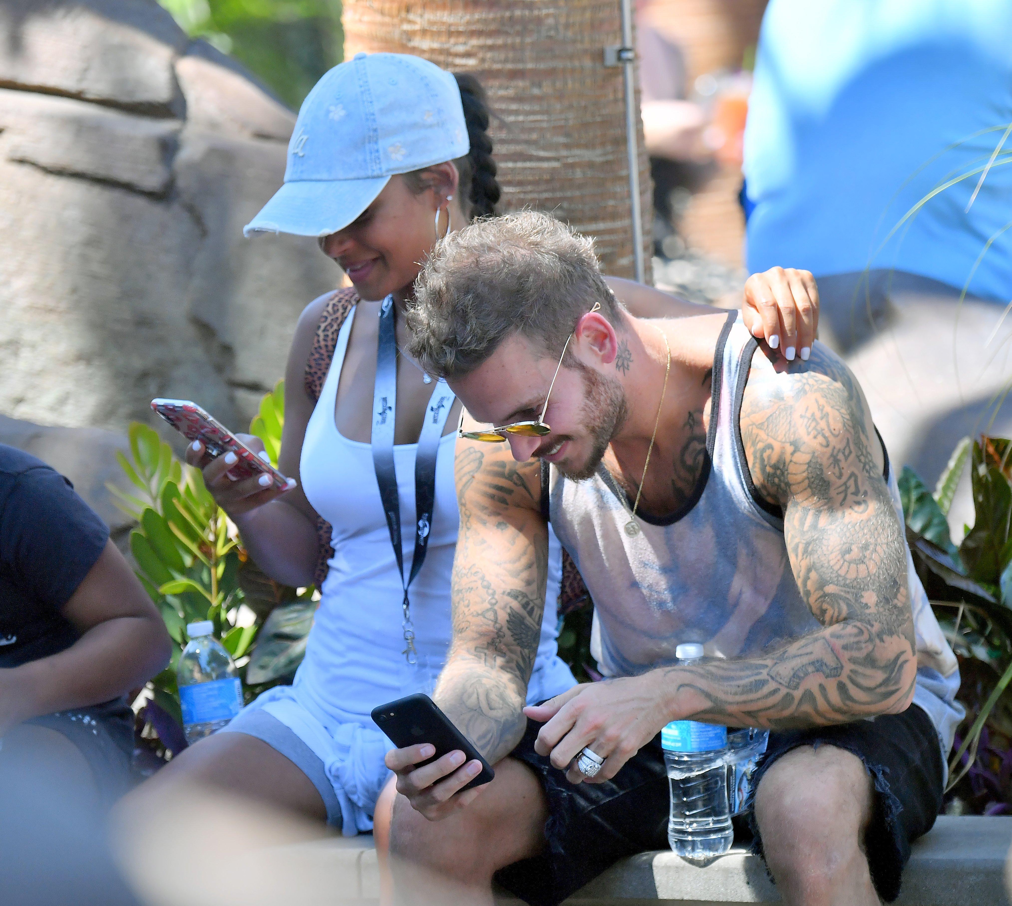 Christina Milian And Boyfriend Matt Pokora Pack On PDA