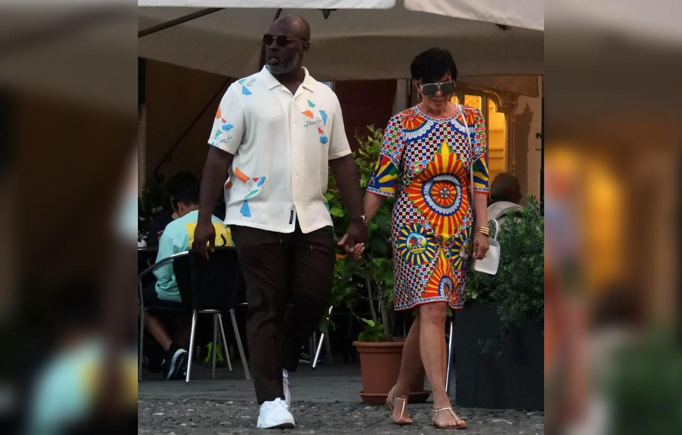 Kris Jenner shows off fresh face with real skin in rare unedited photos  from Italian getaway with boyfriend Corey Gamble