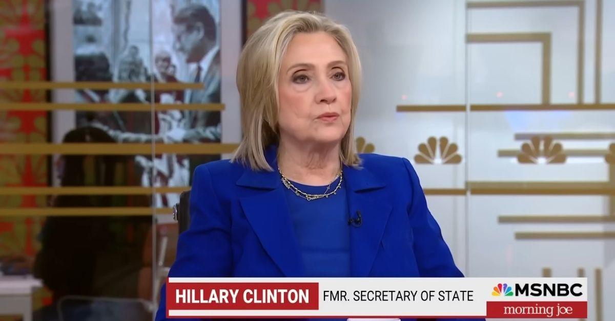 Photo of Hillary Clinton didn't mention Charlie Kirk's murder specifically.