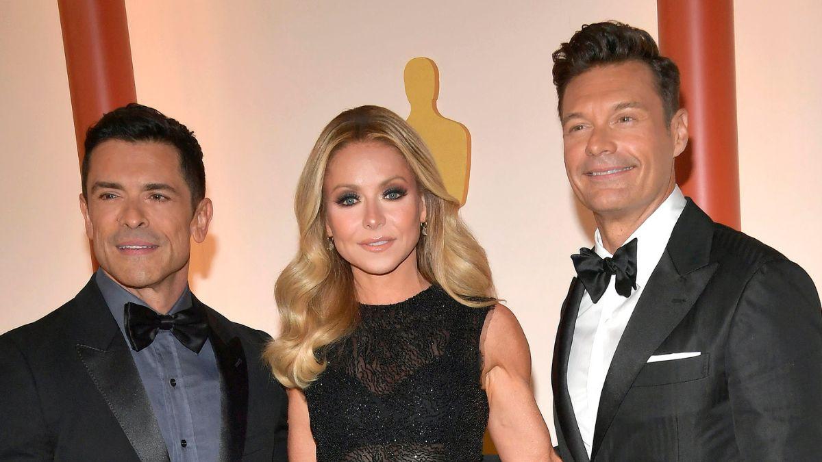 Image of Mark Consuelos replaced Ryan Seacrest as Kelly Ripa's co-host on 'Live' in 2023.