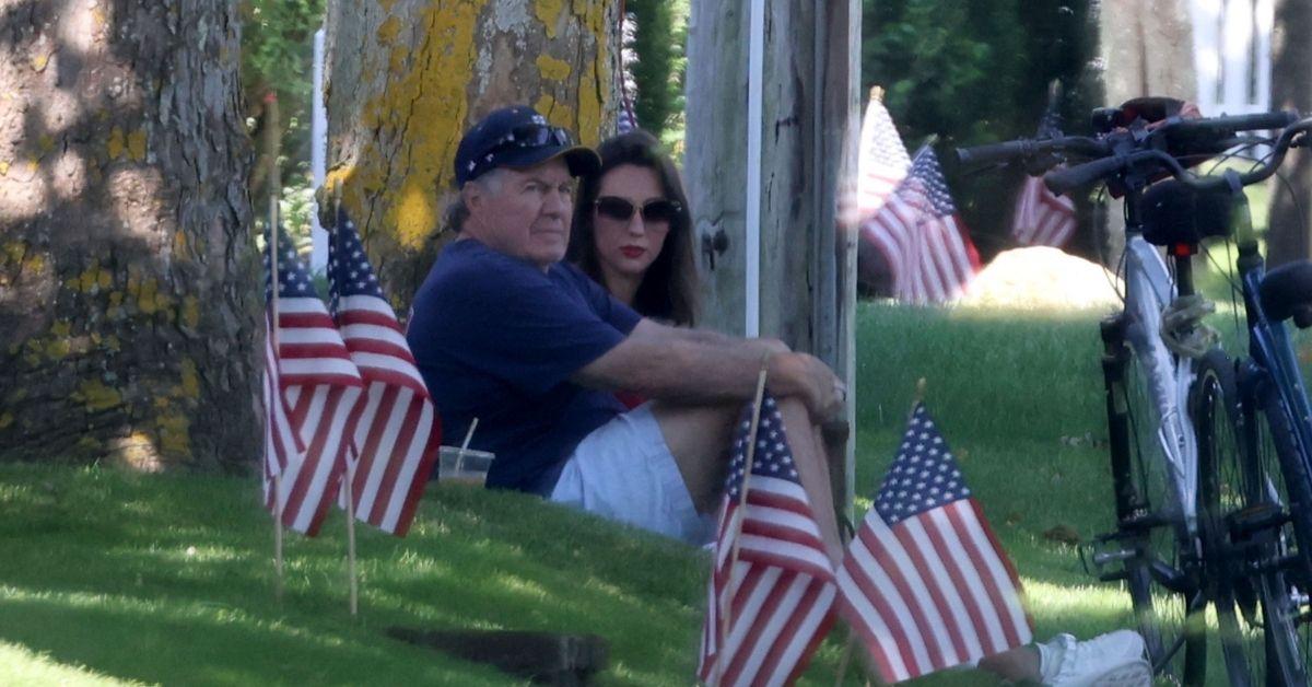 Photo of Jordon Hudson and Bill Belichick