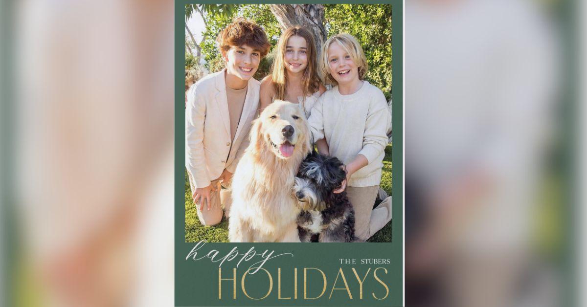 image of Pictured: Molly Sims' holiday card. 
