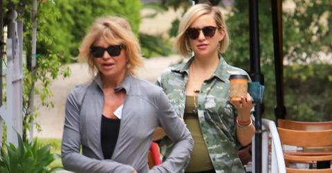 Goldie Hawn and Kate Hudson out and about