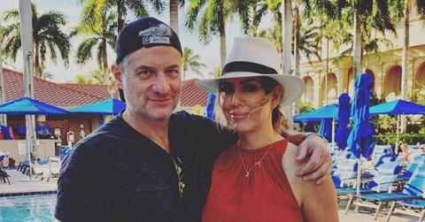 Kelly Dodd And Rick Leventhal By The Pool