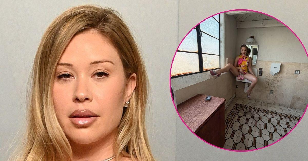 gabby windey racy bathroom photoshoot
