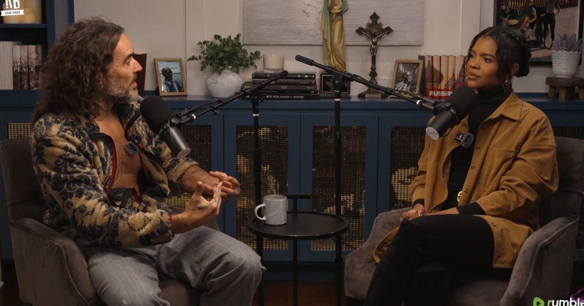 image of Candace Owens criticized Erika Kirk during her sit-down with Russell Brand.
