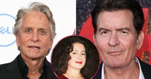 Image of Michael Douglas, Charlie Sheen, Sean Young
