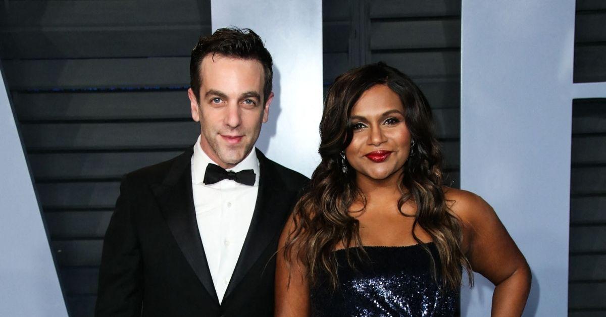 Photo of B.J. Novak and Mindy Kaling