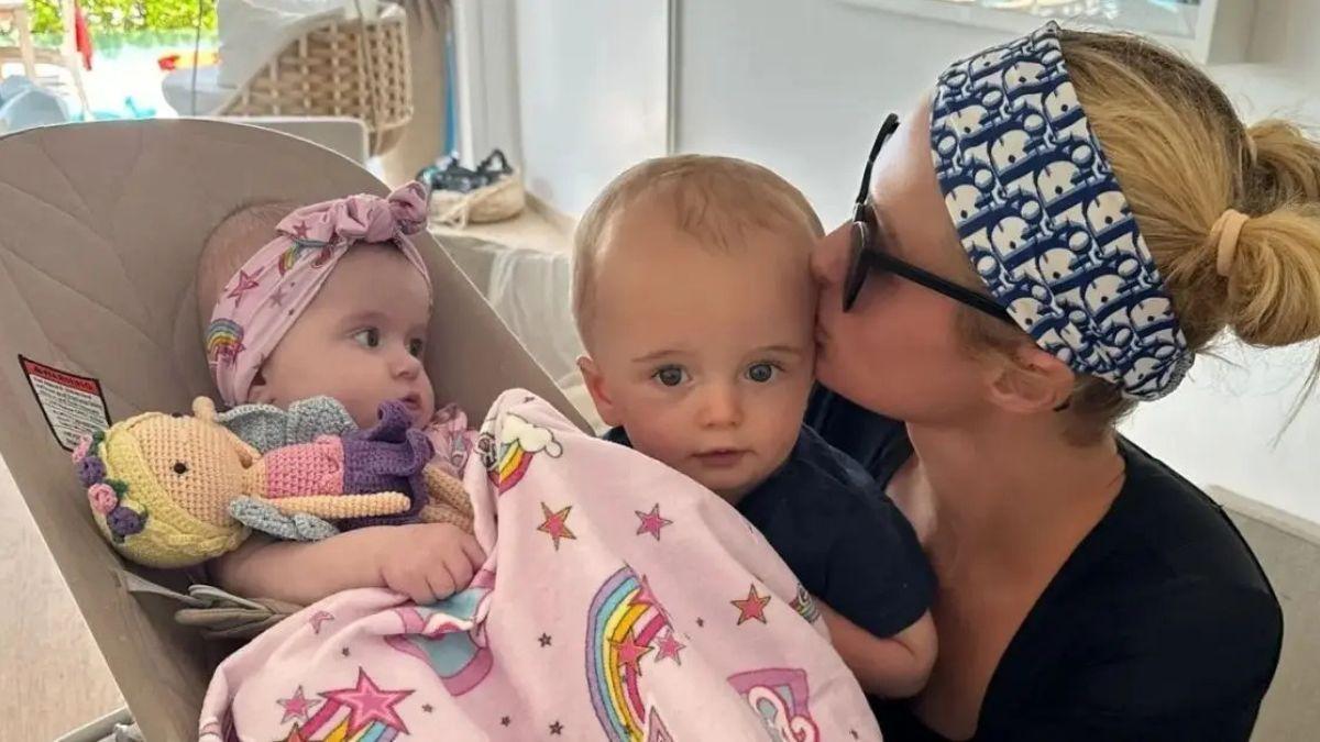 Photo of Hilton shares two children with husband Carter Reum.