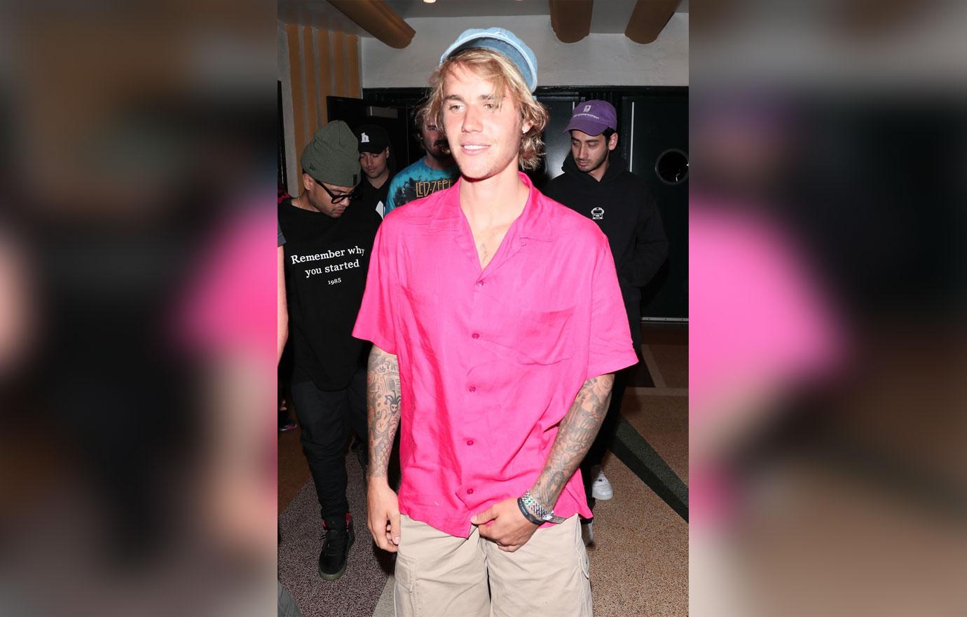 Justin Bieber seen leaving Adam Sandler&#8217;s comedy show at El Rey Theater