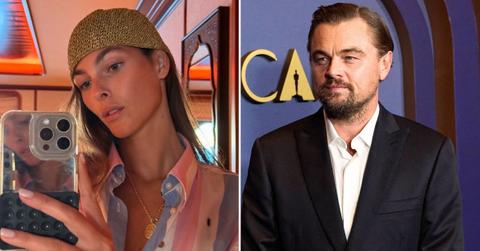 photo of Vittoria Ceretti and Leonardo DiCaprio