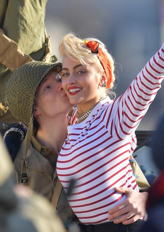 What a trooper! Braless Paris Jackson models for Chanel!