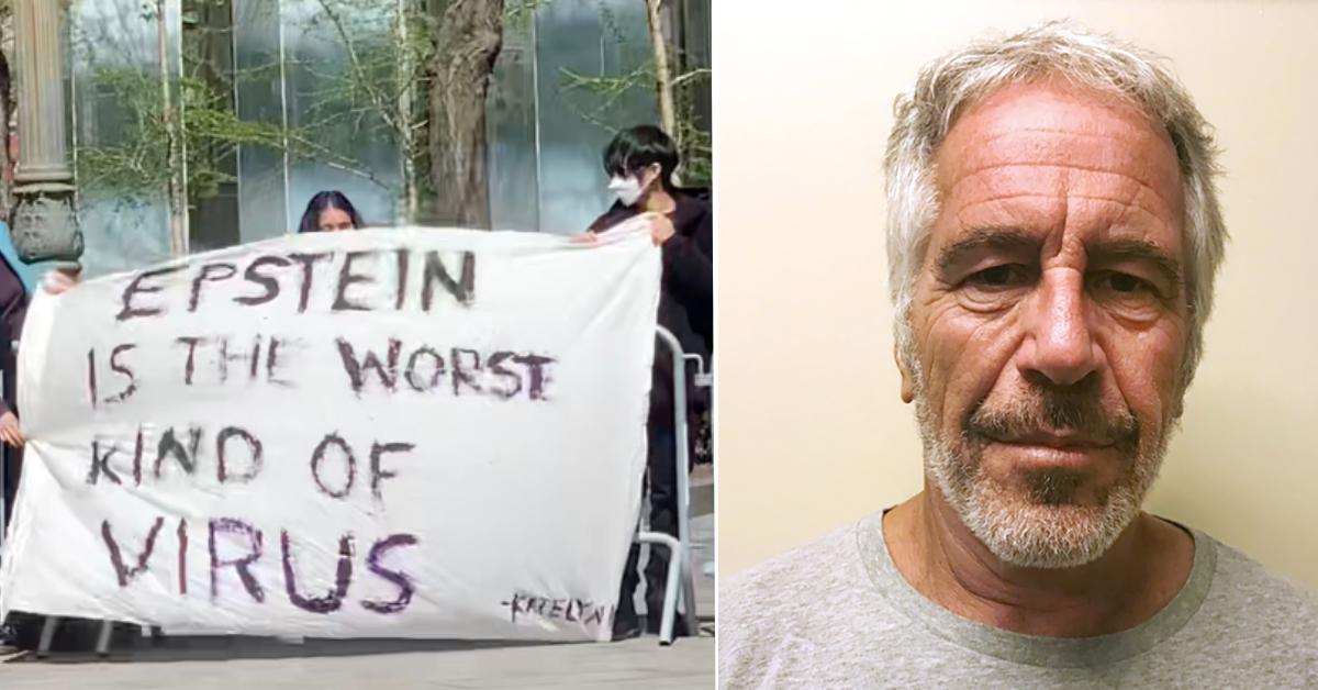 epstein protesters