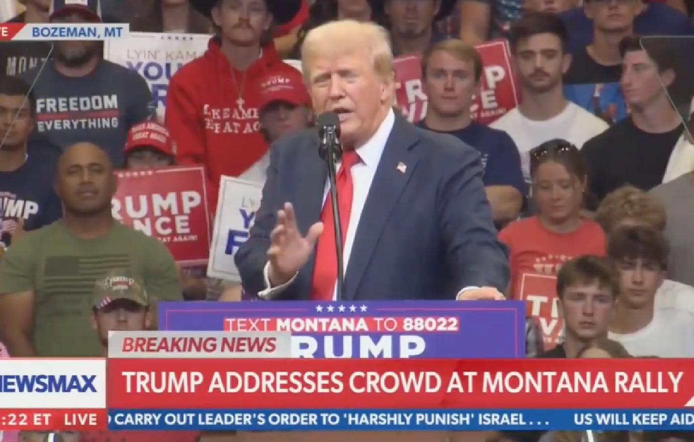 donald trump deemed unfit repeated glitches during montana rally