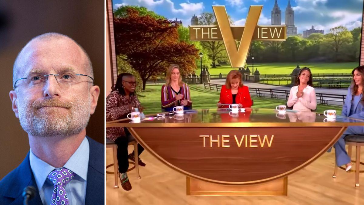 Photo of Brendan Carr and 'The View.'