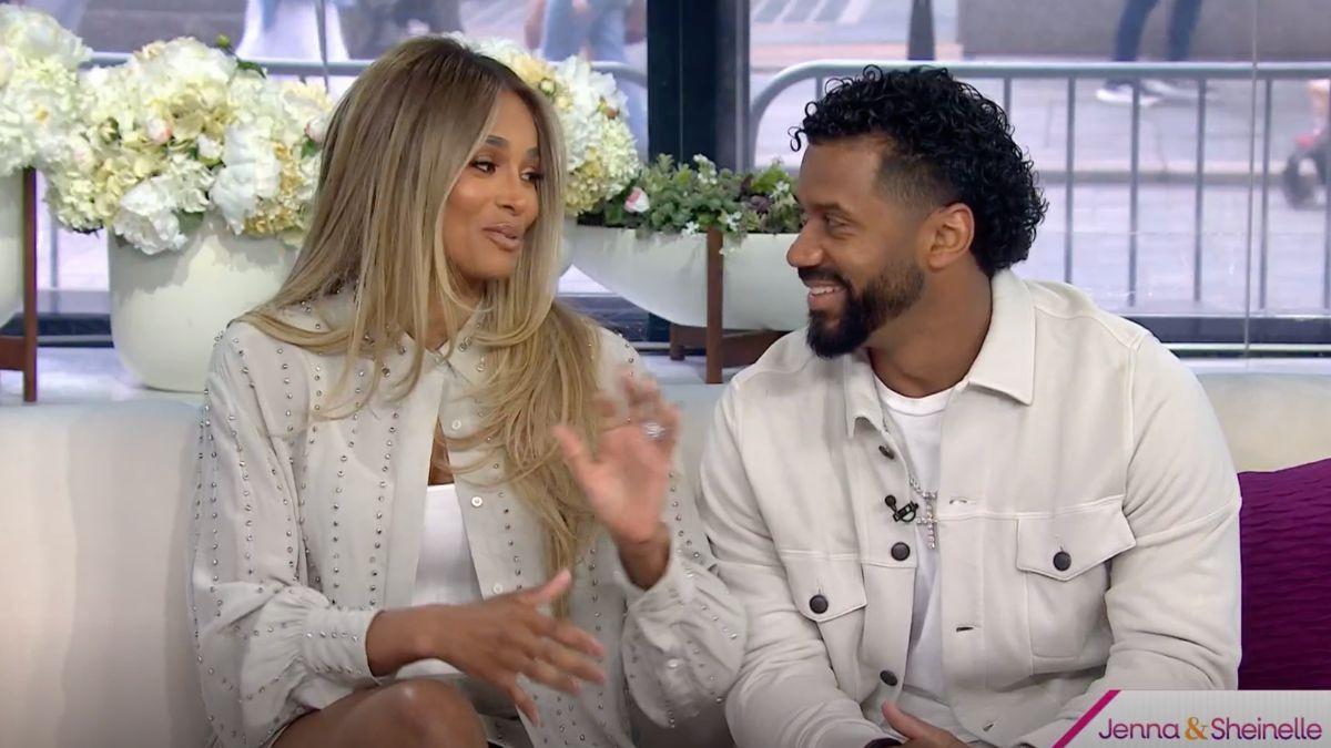 Image of Russell Wilson and Ciara guest-starred on 'TODAY With Jenna & Sheinelle.'