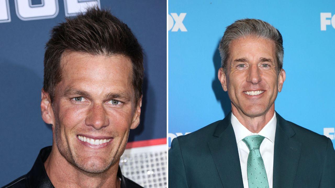 Image of Tom Brady’s broadcast prep included a big clunky board.