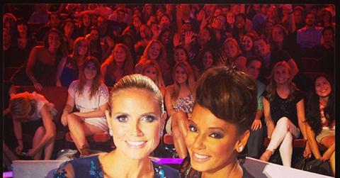 Mel B and Heidi Klum Instagram