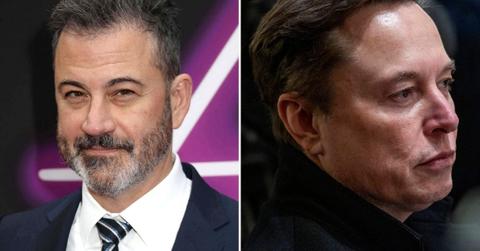 photo of Jimmy Kimmel and Elon Musk