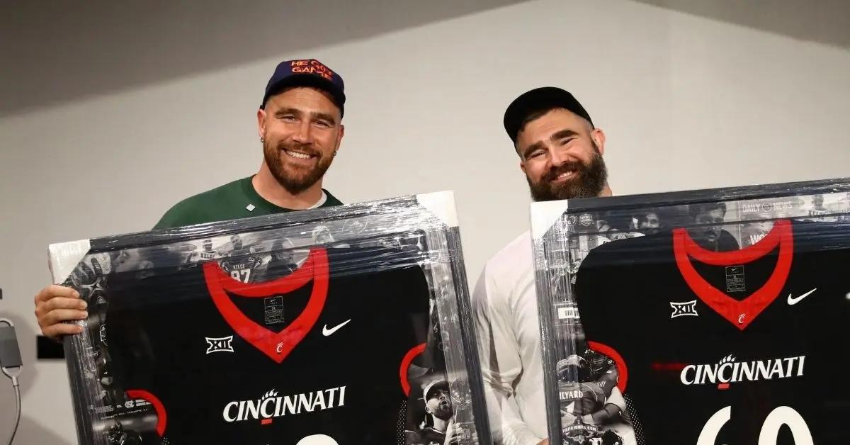 Photo of Jason Kelce joked his manhood would be called a 'Japanese Maple' instead of a 'Redwood.'
