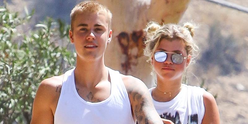 Justin Bieber walking with rumored girlfriend Sofia Richie