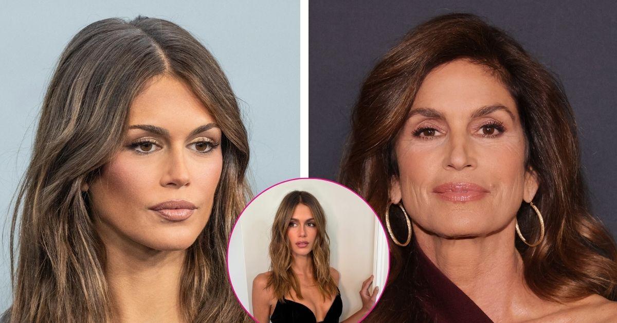 Kaia Gerber Twins With Her Famous Mom Cindy Crawford for Taylor Swift and Travis Kelce's Wedding: See Stunning Photo