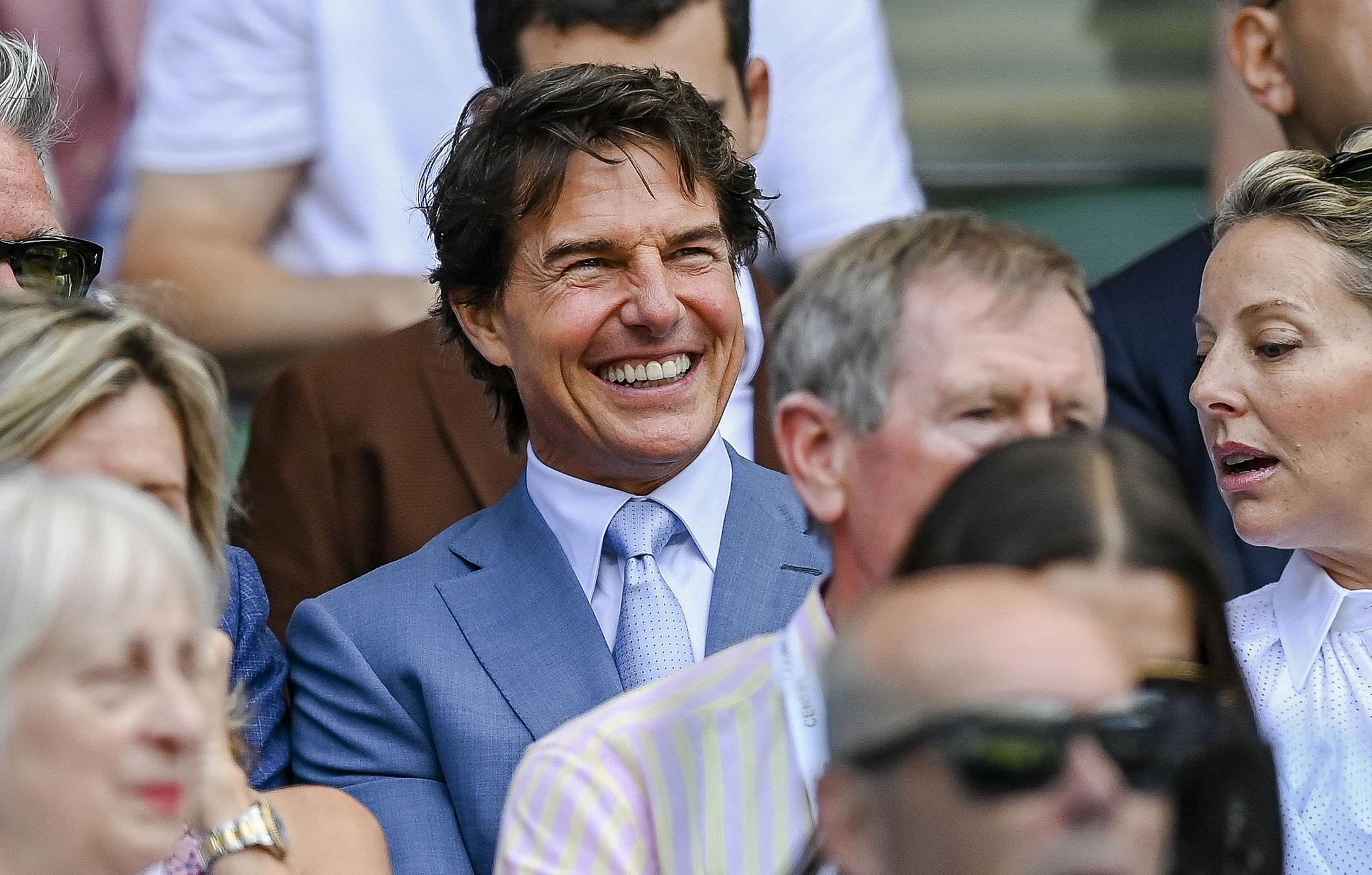 Tom Cruise Gazes At Kate Middleton During Wimbledon: Photos