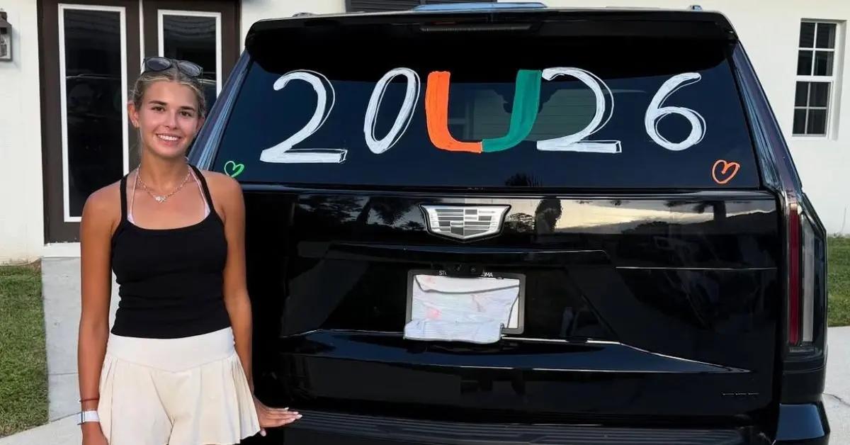 Photo of The golf enthusiast will be playing on her college's golf team in 2026.