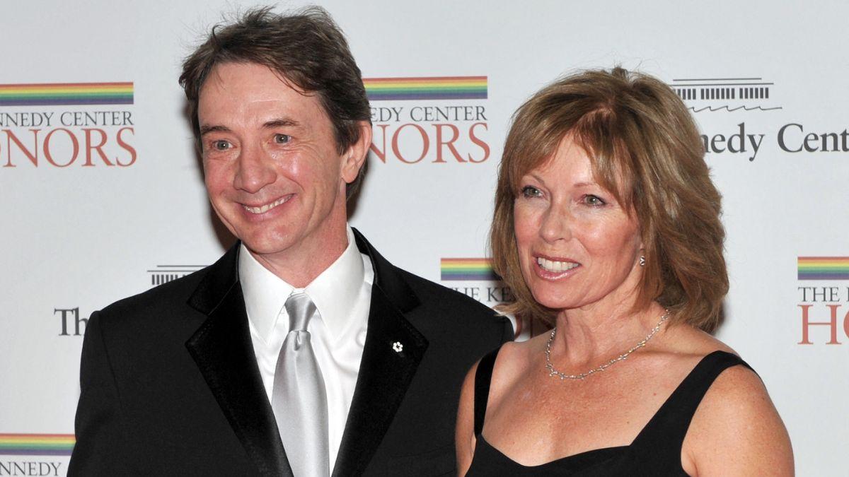 Photo of Martin Short's wife, Nancy Dolman, died from cancer in 2010.