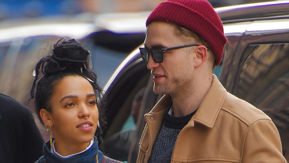 *EXCLUSIVE* Robert Pattinson shows his chivalry to FKA Twigs in the Big Apple