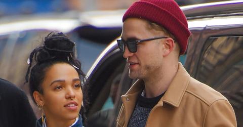 *EXCLUSIVE* Robert Pattinson shows his chivalry to FKA Twigs in the Big Apple