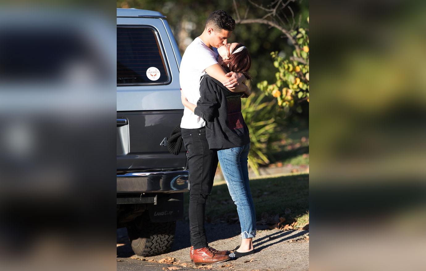 *EXCLUSIVE* It&#8217;s Official: Sarah Hyland kisses new boyfriend Wells Adams passionately