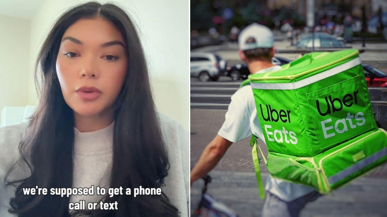 Image of TikTok users shared their experiences with food delivery workers and discussed safety concerns.