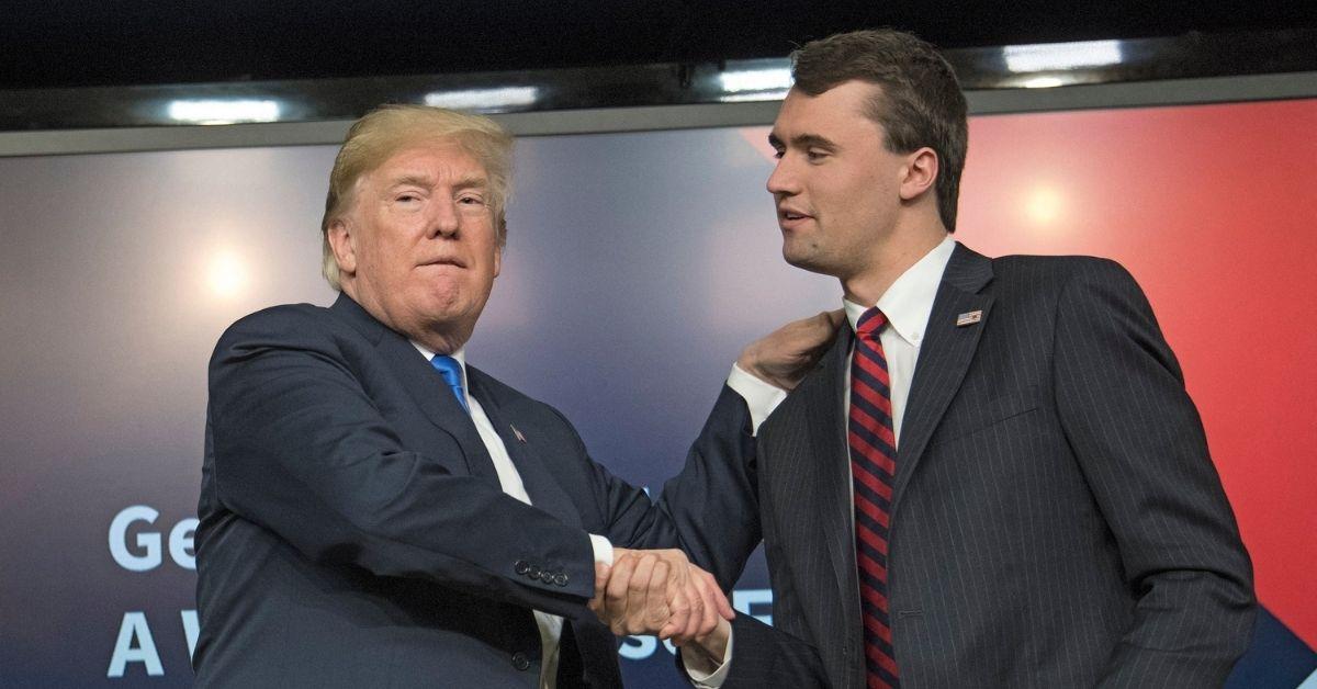 Photo of Charlie Kirk and Donald Trump