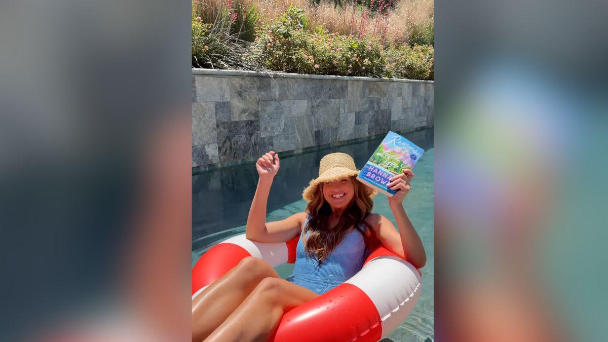 image of Hannah Brown admits writing romance novels can be 'scary.'