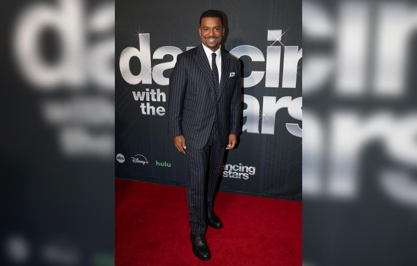 alfonso ribeiro debuts  pound weight loss season  premiere dwts