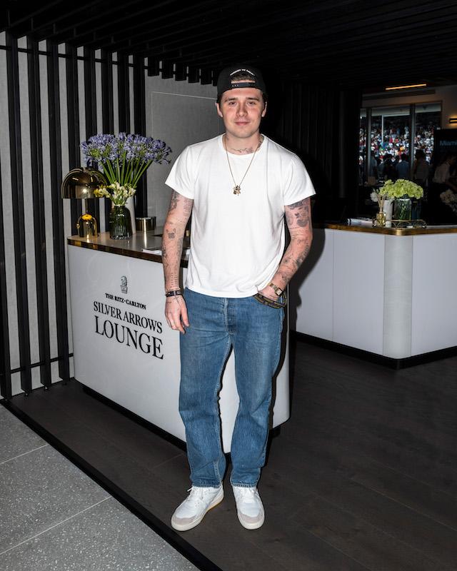 brooklyn beckham at the ritz carlton silver arrows lounge photo courtesy of the ritz carlton