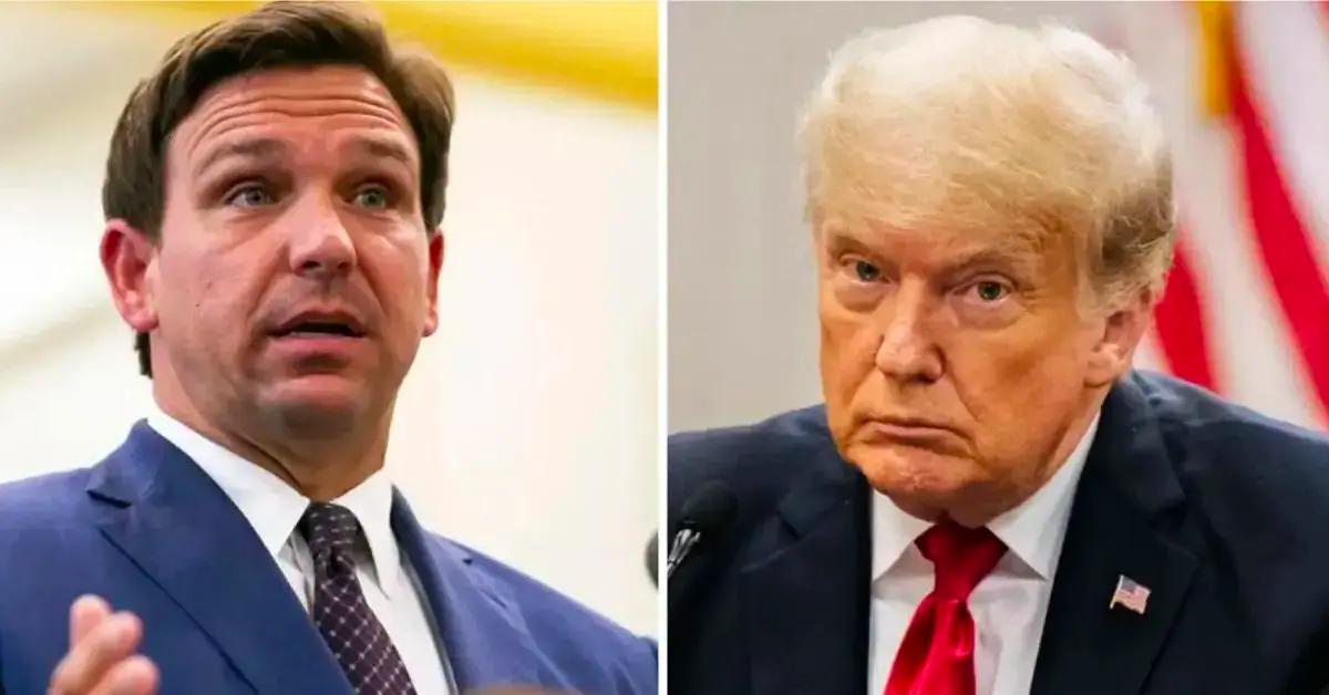 donald trump indictment ron desantis political bias threat