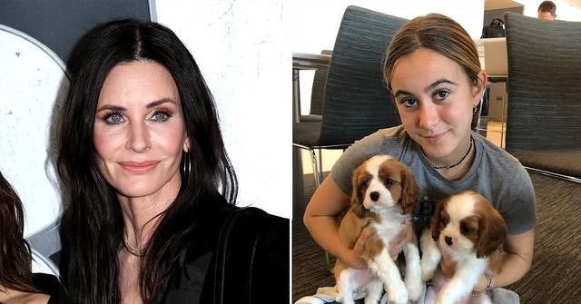 courteney cox ageless rare red carpet appearance  year old coco arquette pp