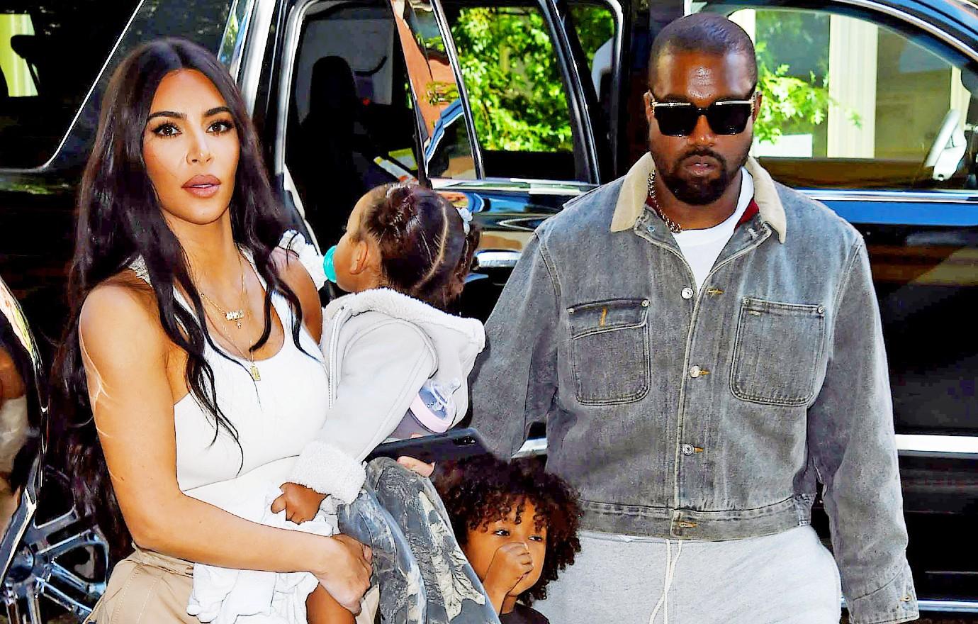 kim kardashian kids kanye west never stop seeing tots antics