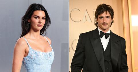 Split Image of Kendall Jenner and Jacob Elordi.