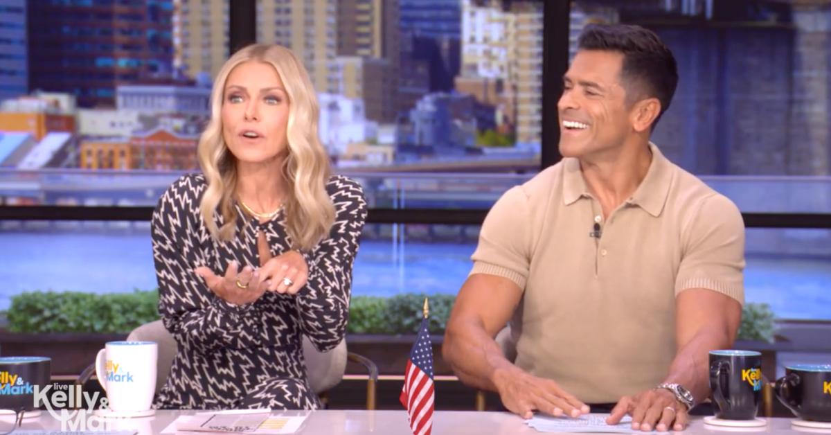 Image of Kelly Ripa argued with 'Live' executive producer Michael Gelman for making her and Mark Consuelos try 'dangerous' challenges.