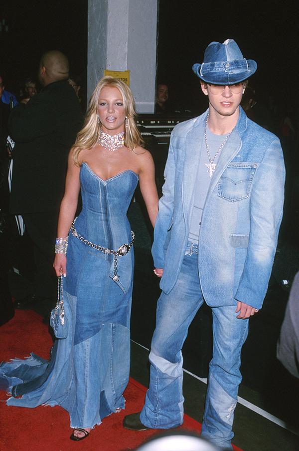 Britney and Justin in matching denim