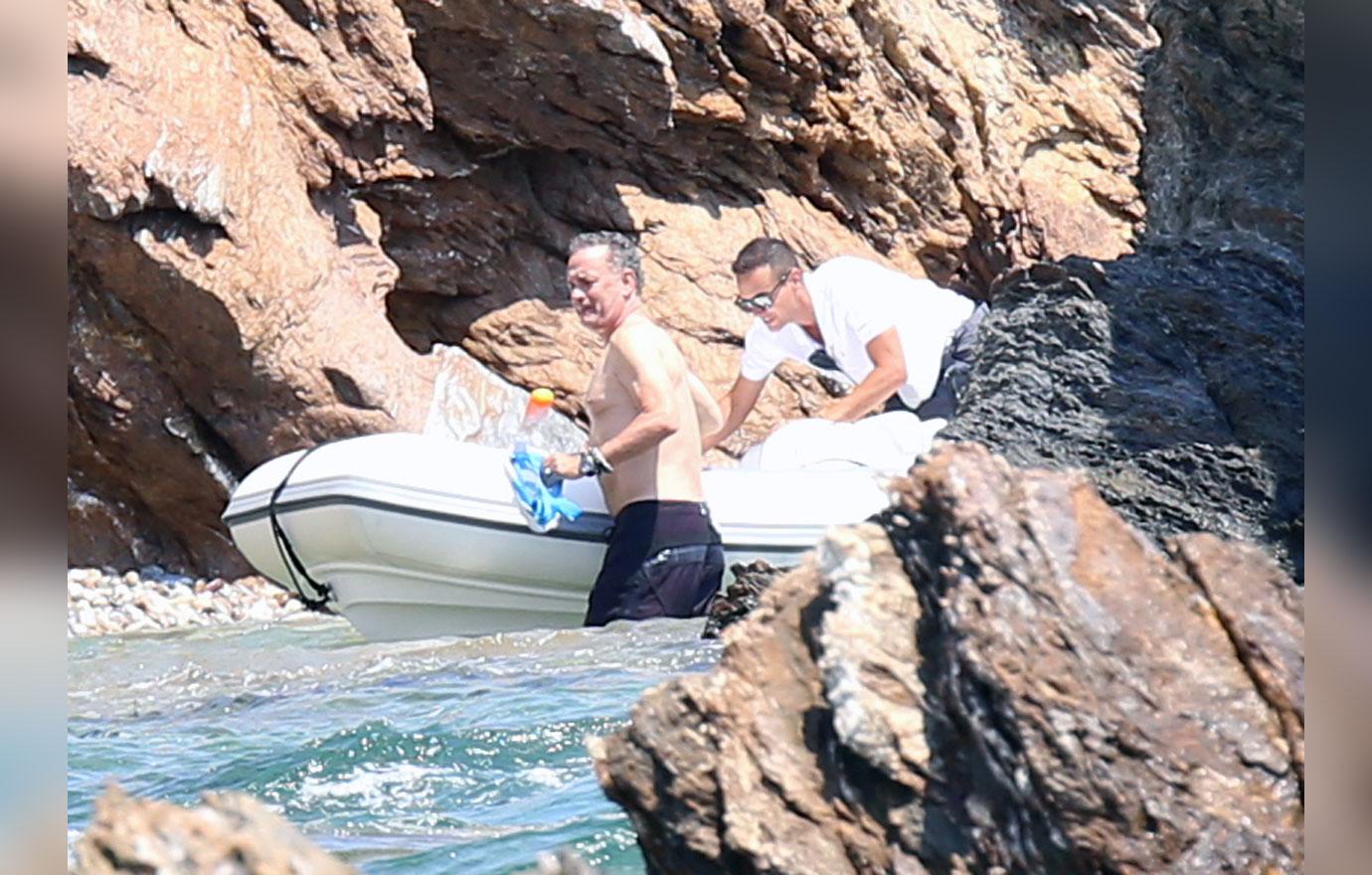 Tom Hanks and Wife Rita Wilson Have A Romantic Vacation In Greece