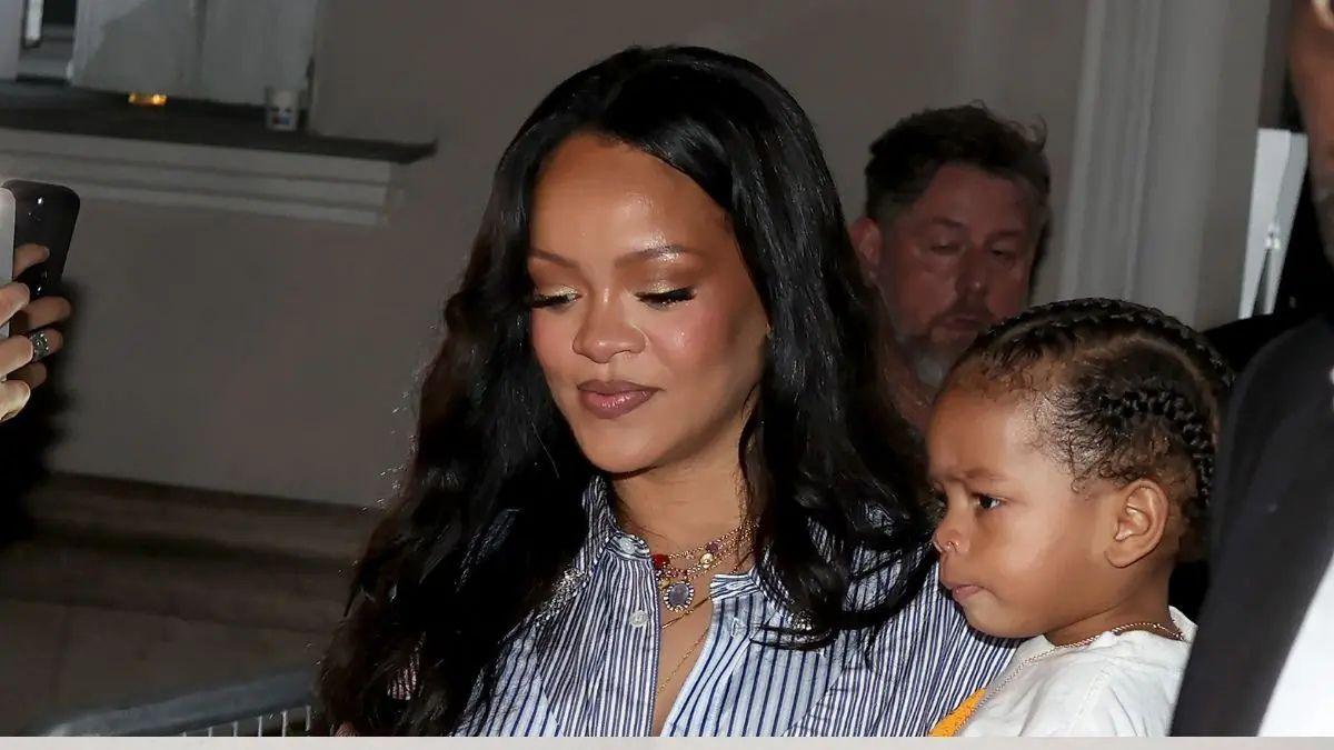 Photo of Rihanna and A$AP Rocky share three kids.